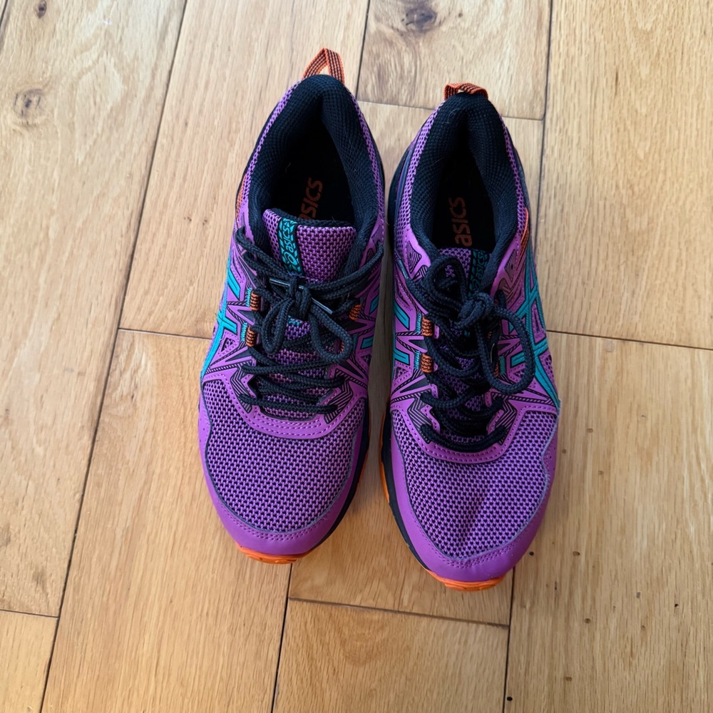 ASICS Women's Purple & Teal Running Shoes